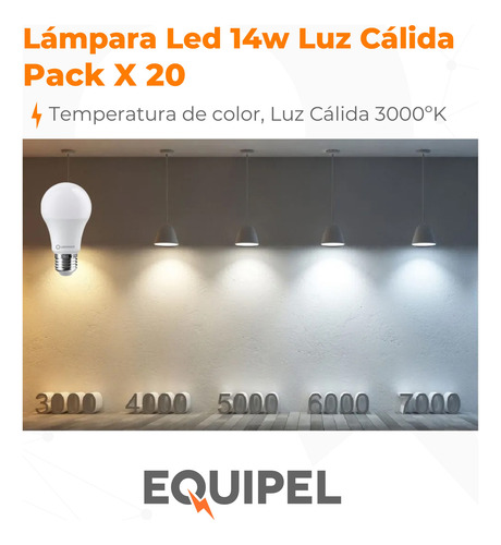 Lámpara Led Osram Ledvance 14w Cálida / Fría - Pack X 20u