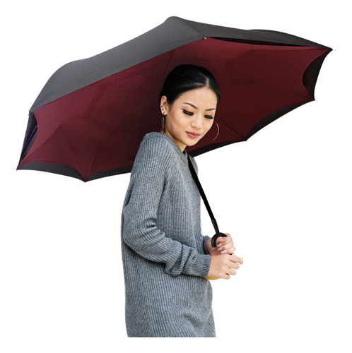 Tuut Guarda-chuva Fechamento Invertido Raio 61 Cm - Verde