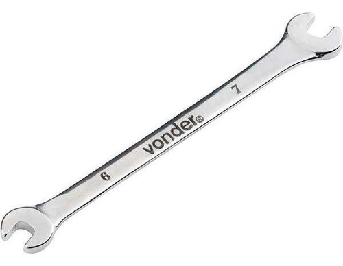 Chave Fixa Vonder 12 Mm X 13 Mm Em Aço Cromo Vanádio Cromada