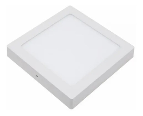 Panel Lámpara Led Cuadrado Superficial 18w Luz Blanca 6500k