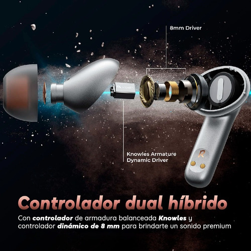 Imagen 8 de 10 de Auriculares Inalámbricos Bluetooth Soundpeats H2 Aptx Qcc304