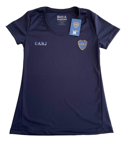 Remera Deportiva De Mujer Boca Juniors Con Licencia Oficial