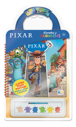 Cuentos Y Acuarelas Disney Multipixar, De Disney. Pixar, Vol. 1. Editorial Novelty Ediciones, Tapa Pasta Blanda, Edición 1 En Español, 2023