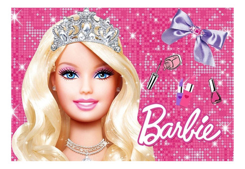 Tela De Fondo Barbie Cumpleaños Decoración 100x150cm