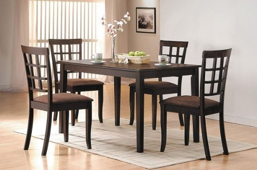 Mesa De Comedor Con Acabado Espresso Acme 6850 Cardiff