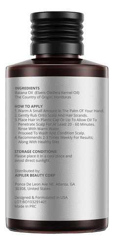 Aceite Batana Aipiler Con Omega Y Vitaminas 100 Ml