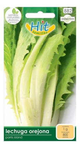 Semillas De Lechuga Orejona. Huerto En Casa, Hortalizas