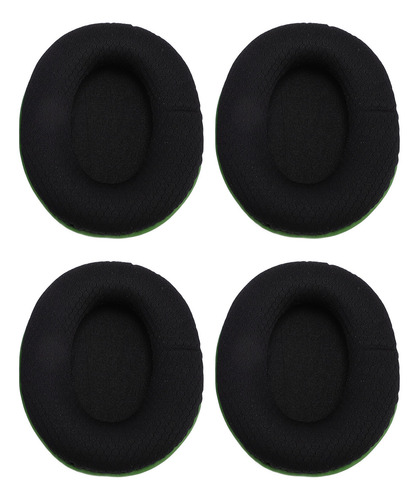 Almohadillas Verdes Para Auriculares, 4 Piezas, Tela De Mall