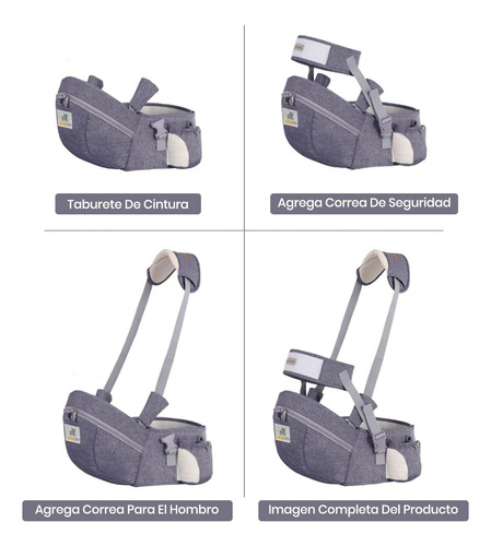 Portabebé Asiento De Cadera,portador De Bebé Ergonómico