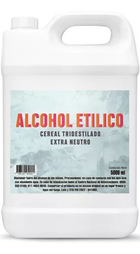 Alcohol Etilico Alimenticio Al 96% 500ml Bialcohol Porta X12