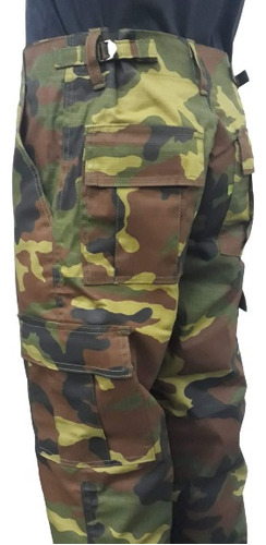 Calça Cargo Camuflada - Ripstop - Fardas E  Uniformes