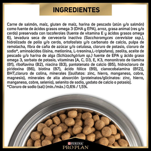 Pro Plan Sensitive Skin Adulto Raza Med/gde 17.5kg+regalo Ms
