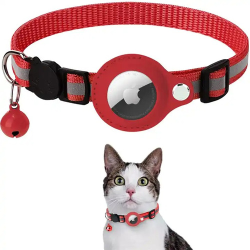 Collar Porta Airtag Para Gatos Con Cascabel Air Tag Case