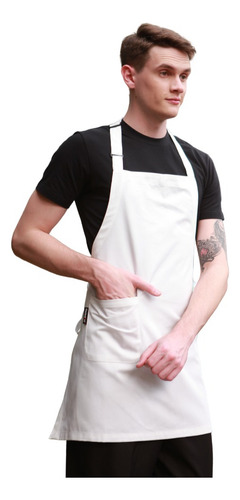 Pechera Chef/garzon Unisex Blanco