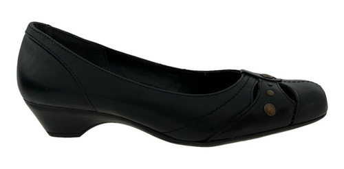 Zapato Mujer Flexi 50301 Semi Vestir Negro Tacón Bajo Lc