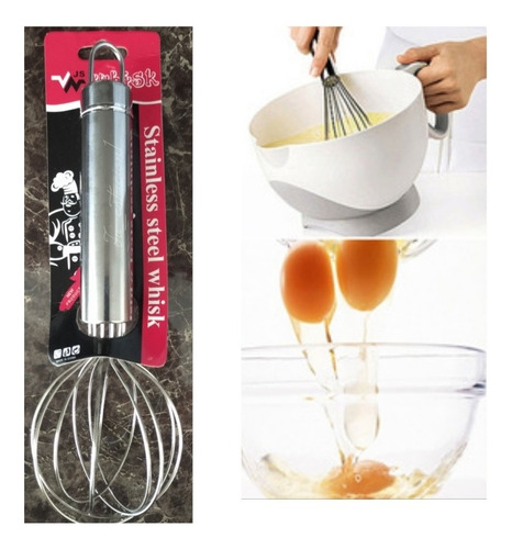 Batidor Globo De Acero Inoxidable Cocina