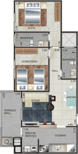 Apartamento - Venda - Centro - Mongagua - Abe12