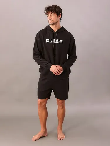 Blusão Masc Capuz Calvin Klein Intense Power Gg Preto Liso