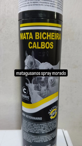 Matagusanos Spray Morado Para Perros