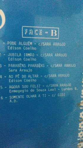 Lp Sara Araujo - Jesus Amigo Inseparavel - Disco De Vinil (Usado)