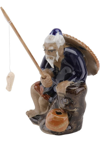 Cabilock Mini Figuras De Pescador De Cerámica China Mudman S