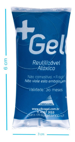 Gelo Artificial Flexível +gelo Gel 15g Kit Com 100 Unid
