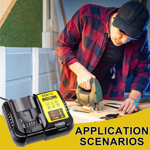 Laipuduo Cargador De Batería Dcb112 Para Dewalt 12v-20volt M