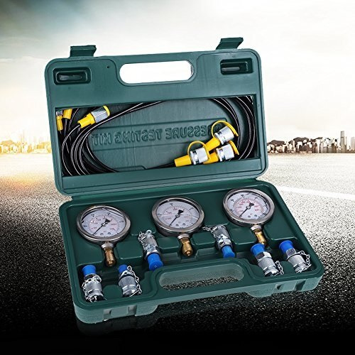 Kit Medidor Presión Hidráulica Excavadora Con Acoplamiento