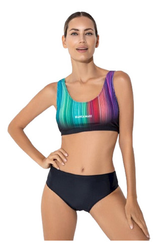 Bikini Deportiva Sublimada Bianca Mare Art 24245