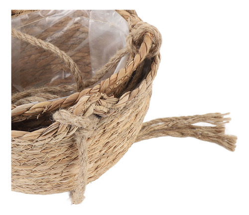 Cesta Colgante Tejida De 2 Niveles Para Colgar Frutas