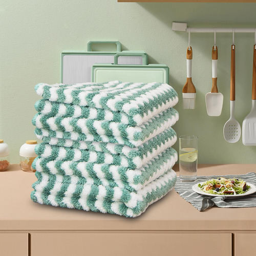 Toallas De Cocina Reutilizables, 5 Uds., Paños De Limpieza,