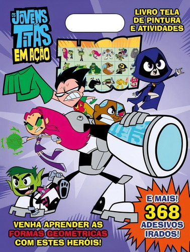 Jovens Titans Livro Tela de Pintura e Atividades, de (Editor) On Line Editora. Editorial IBC - Instituto Brasileiro de Cultura Ltda, capa mole em português, 2022