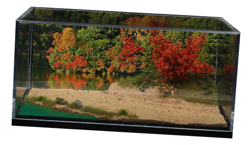 Cenário De Fundo De Riverside Lakeside Em Escala 1:64 Com