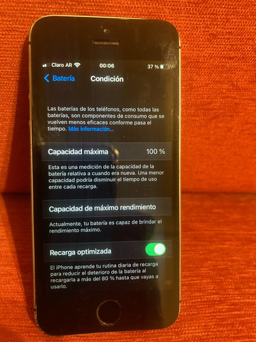 Iphone Se 32 Gb Gris Espacial Bat 100% Gris