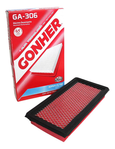 Filtro De Aire Gonher P/ Nissan March 1.6l 2021