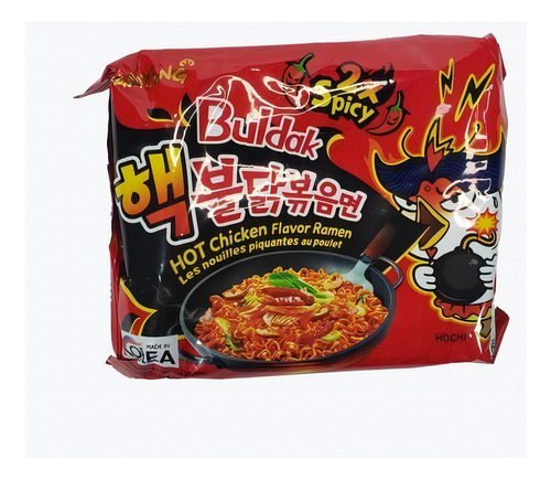 Kit Miojo Coreano Apimentado Buldak Hot Chicken (3 Sabores)
