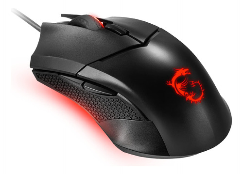 Mouse Para Juegos Msi Clutch Gm08 Con Led Rojo