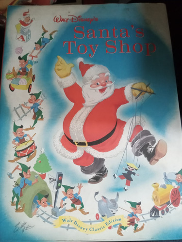 Santa's Toy Shop Walt Disney Classic Edition Libro Infantil