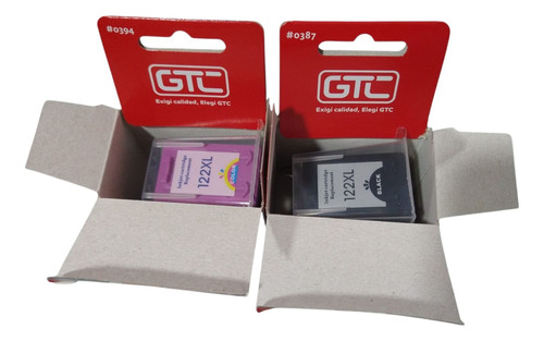Cartuchos Alternativos 122xl Gtc Negro Y Color Para Hp 3050