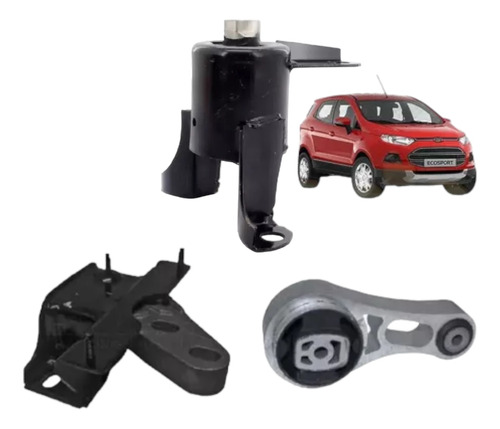 Kit Soportes De Motor Y Caja Ecosport 2013 - 2016 Calidad