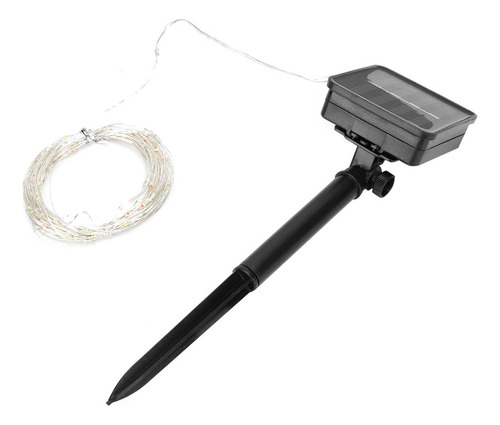 - Cadena De Luz Solar Con 100 Chips Led
