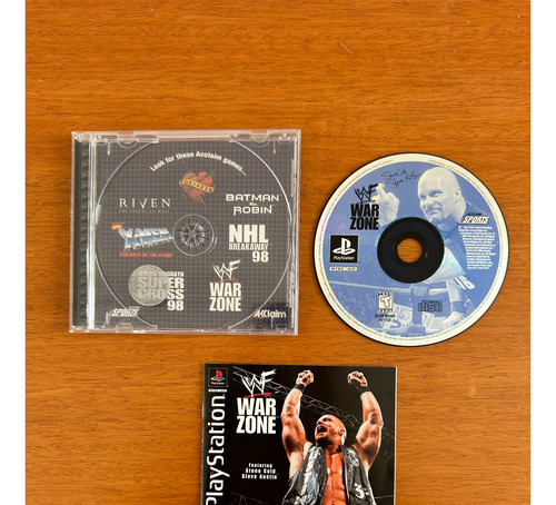 Wwf War Zone Ps1 Playstation One Ps1 Completo Coleccion (Usado)