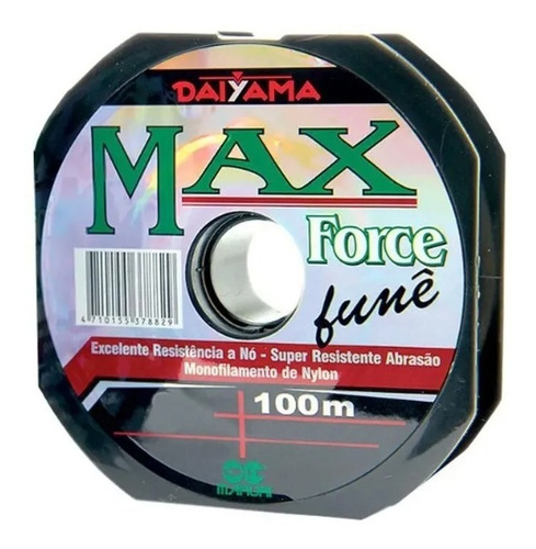 Linha De Pesca Japonesa Maruri Dayama Max Force 0,23mm-7lbs Cor Cinza
