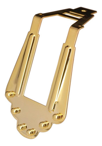 De Guitarra Eléctrica Tailpiece Bridge For Archtop Dorado