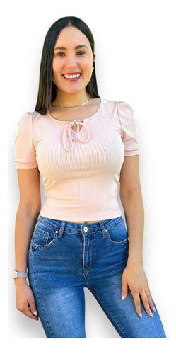 Polera Seng Listada Mujer