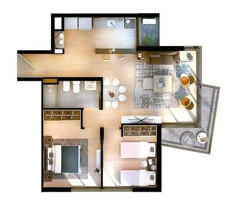 Apartamento 2 Dormitorios Terraza Centro (montevideo)