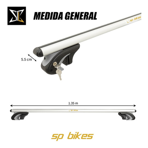 Imagen 3 de 9 de Barras Transversales Portaequipaje C/llave Suzuki Xl7
