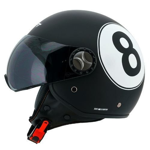 Casco para moto abierto con visera Shaft Helmets SH-111 8 Ball 