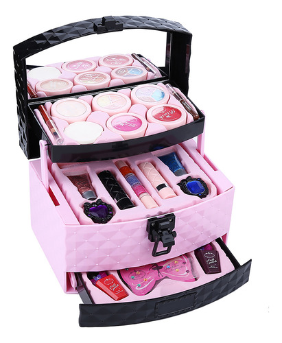 Set De Cosméticos Para Niñas, Estuche De Maquillaje En Polvo