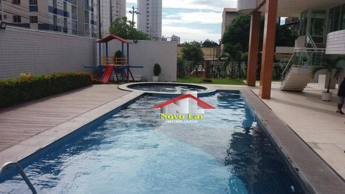 Apartamento Com 3 Dormitórios À Venda, 120 M² Por R$ 680.000,00 - Fátima - Fortaleza/ce - Ap0697